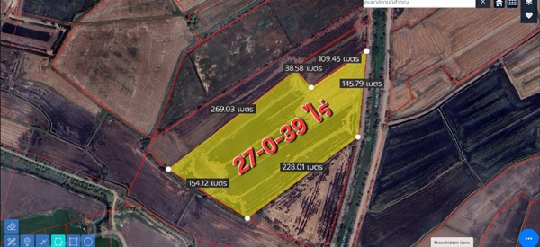ขายที่ดิน อยุธยา บางปะอิน 68-2-9 ไร่ ด้านหน้าติดถนนใหญ่ 347 ราคาพิเศษ โทร.084-1416555